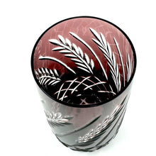 Load image into Gallery viewer, Amethyst Purple Wheat Stemless Champagne Glass