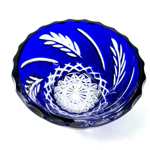 Blue Wheat Candy Bowl