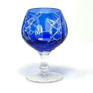 Light Blue Old Celtic Brandy Glass