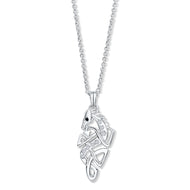 Celtic Horse Crystal Pendant