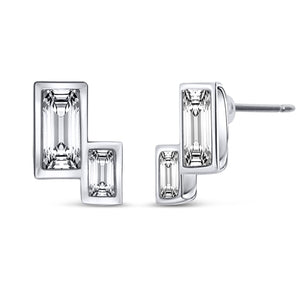 Art Deco Earrings - Rectangle