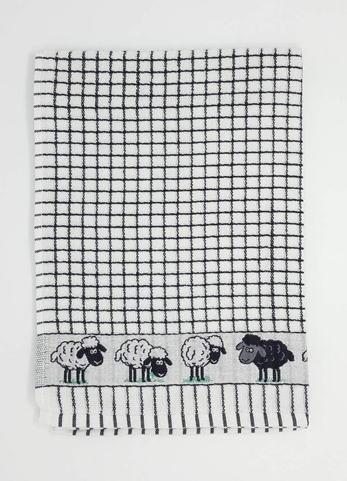 Poli Dry Tea Towel Irish Sheep Design