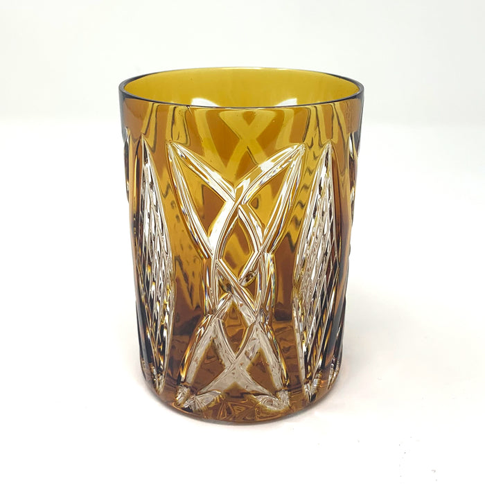 Amber Old Celtic Whiskey Glass - Slightly Imperfect