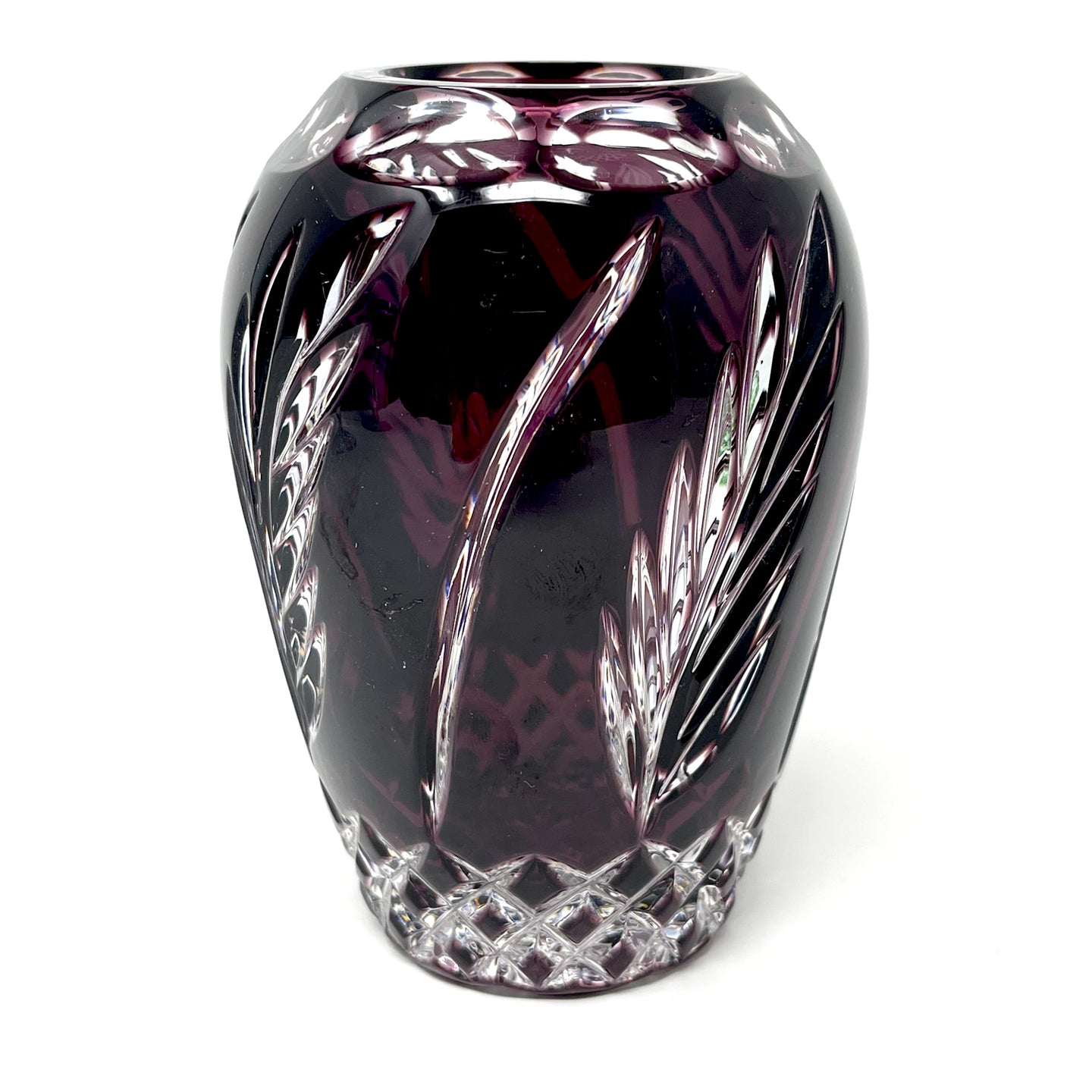 Small Amethyst Wheat Vase