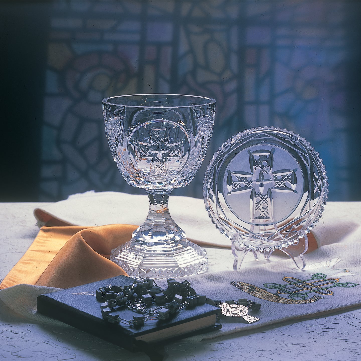 Cross of Cong Crystal Church Chalice and Paten