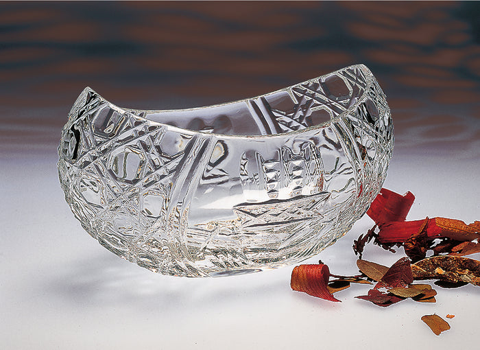 Claddagh Crystal Boat Bowl