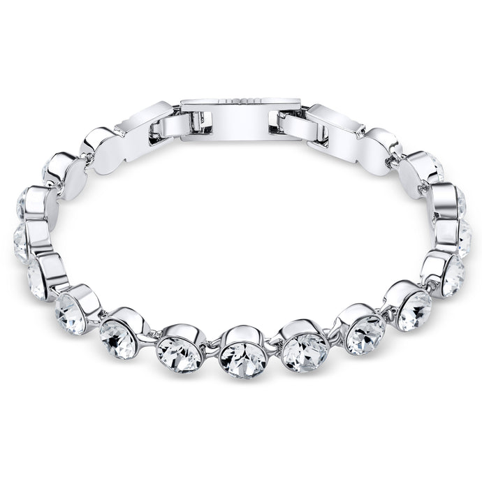 Clear Crystal Tennis Bracelet