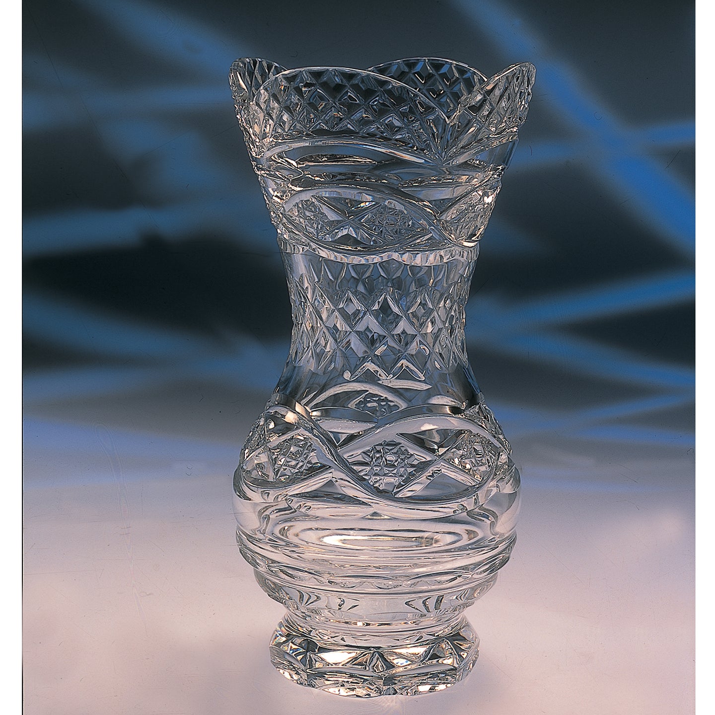 Old Celtic Scalloped Vase