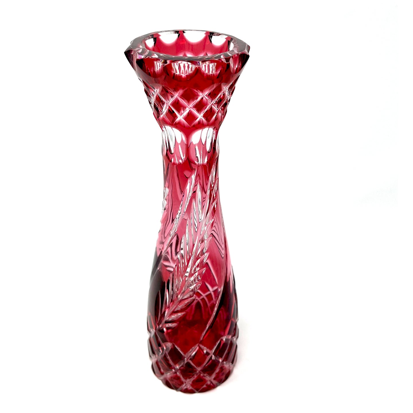 Red Wheat Flask Vase - 50th Anniversary Piece
