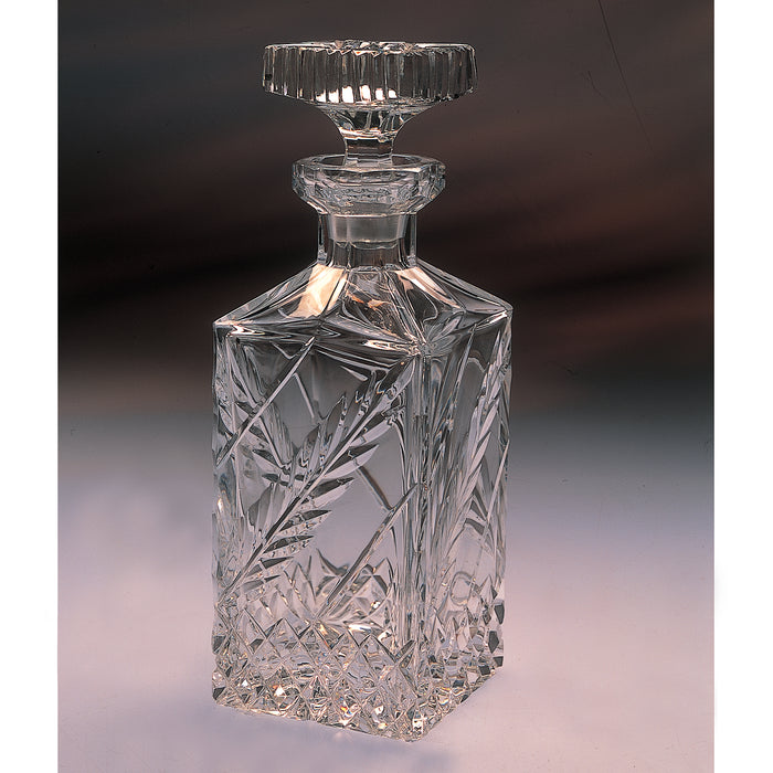 Wheat Crystal Whiskey Decanter