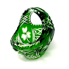 Load image into Gallery viewer, Emerald Green Small Shamrock Basket